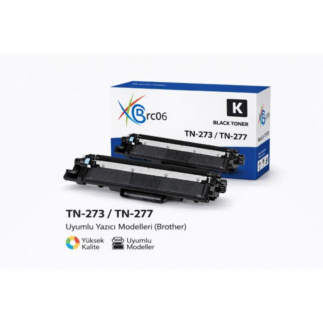BROTHER uyumlu TN-277 Siyah Yüksek Kapasiteli Muadil Toner