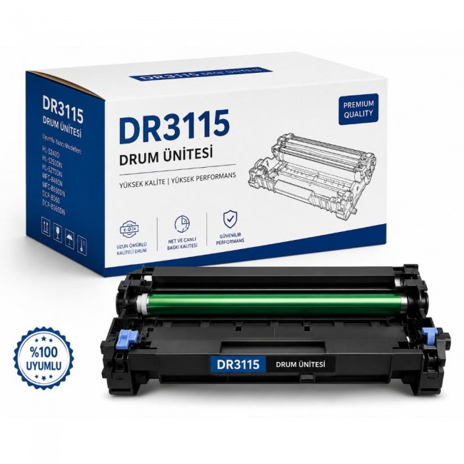 BROTHER Uyumlu DR-3115,DR-3215,DR-3280 Drum Unit (25K)