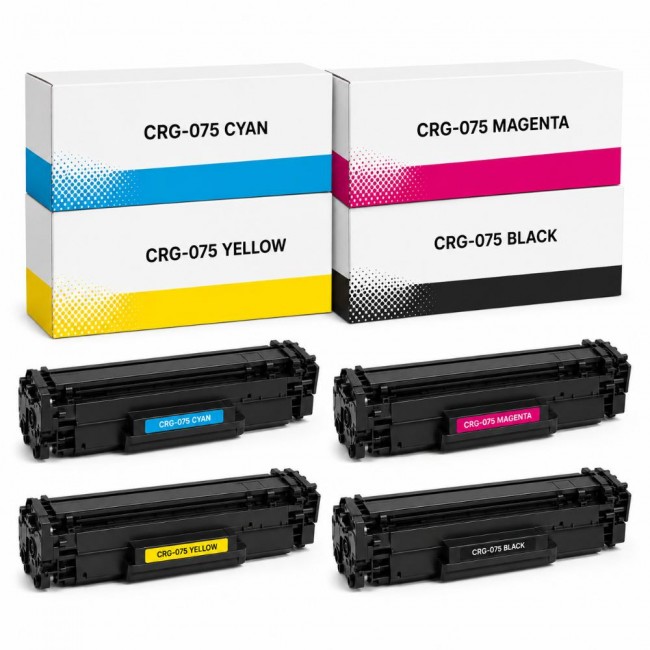 Canon uyumlu CRG075/MF664 Takım Toner- (ÇİPLİ)