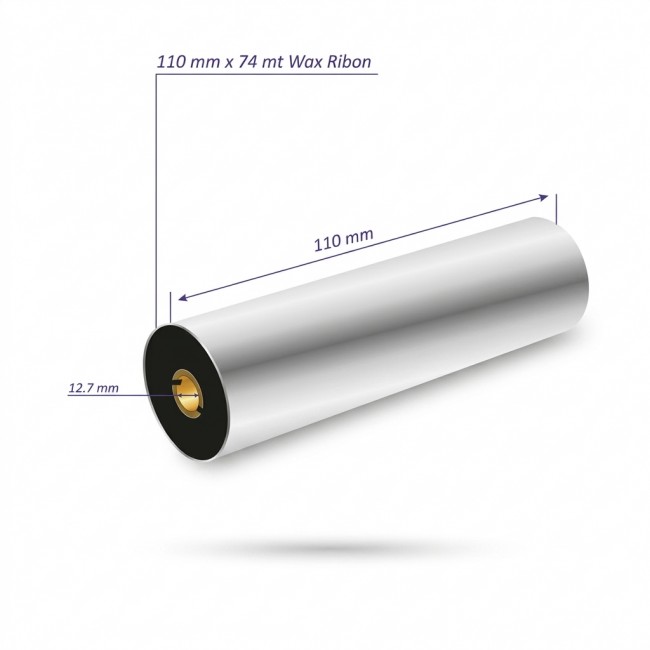 BRC06 Ribon Wax 110 mm x 74 m