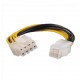 4 Pin Dişi Power 8 Pin Erkek Power Çevirici 4Pin 8Pin EPS Power