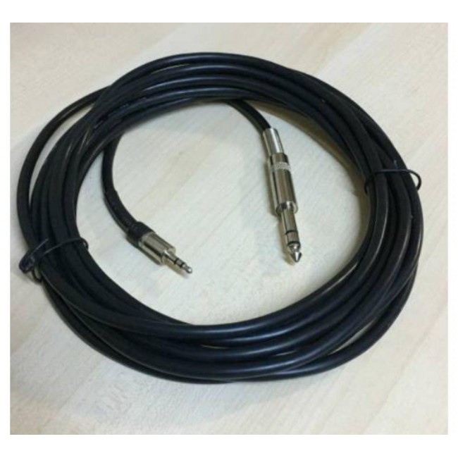 ANFİ SES KABLOSU 6.3MM TO 3.5MM STEREO KABLO 5mt ANFİ SES KABLOSU 6.3MM TO 3.5MM STEREO KABLO 5mt