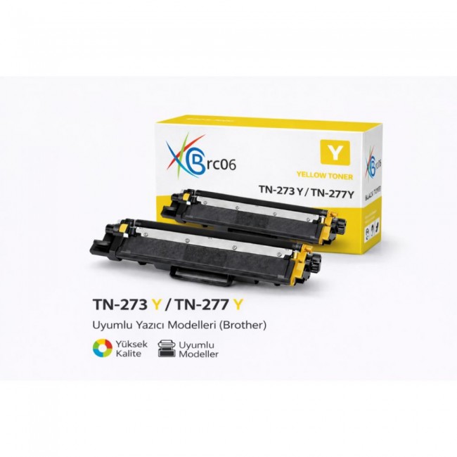 BROTHER uyumlu TN-277 Sarı Yüksek Kapasiteli Muadil Toner