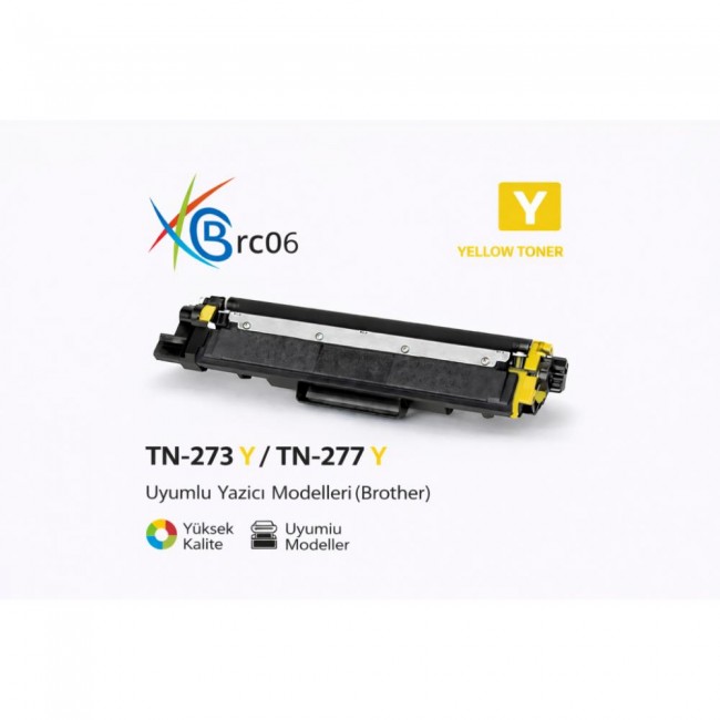 BROTHER uyumlu TN-277 Sarı Yüksek Kapasiteli Muadil Toner