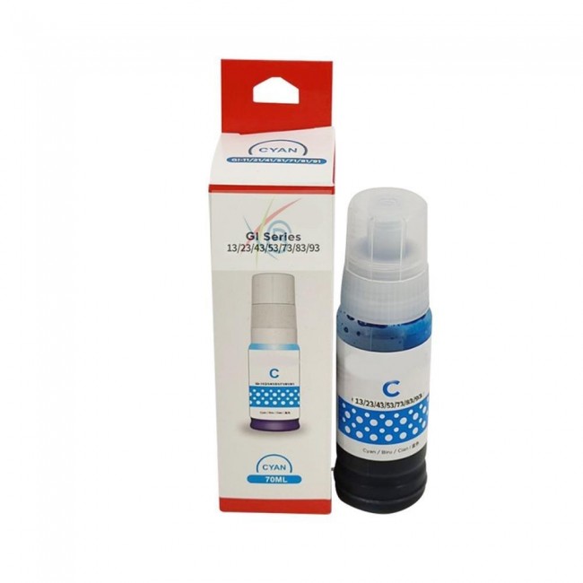 CANON uyumlu GI-43 Mavi Mürekkep (70ml./Sise) CANON uyumlu GI-43 Mavi Mürekkep (70ml./Sise)