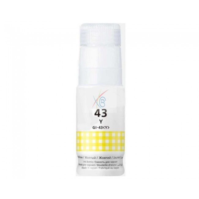 CANON uyumlu GI-43 Sarı Mürekkep (70ml./Sise) CANON uyumlu GI-43 Sarı Mürekkep (70ml./Sise)