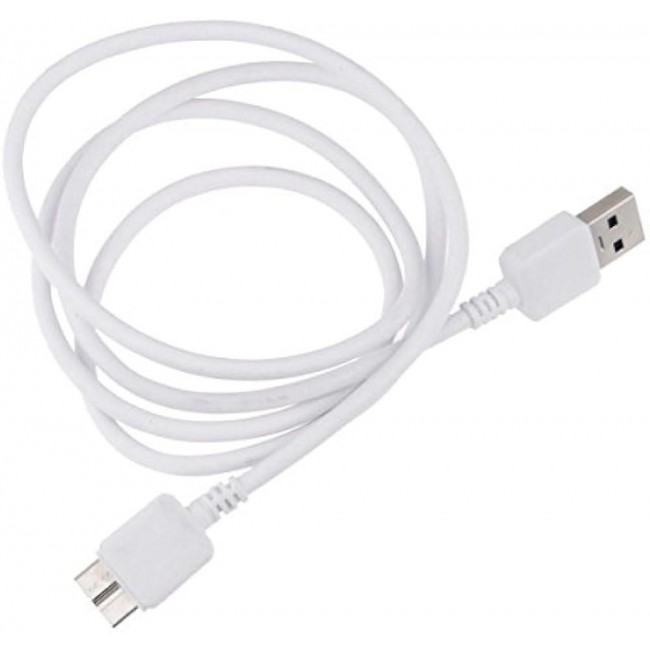 HARİCİ HARDDİSK KABLOSU MİCRO USB 3.0 HDD KABLO BEYAZ 1 METRE
