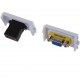 HDMI + VGA Duvar Prizi Hdmi Vga Priz Duvar Tipi