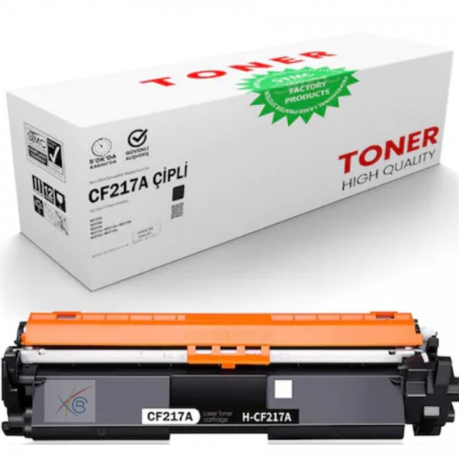 HP CF217A (17A) Muadil Siyah Toner M102/M130 (CHİPLİ) HP CF217A (17A) Muadil Siyah Toner M102/M130 (CHİPLİ)