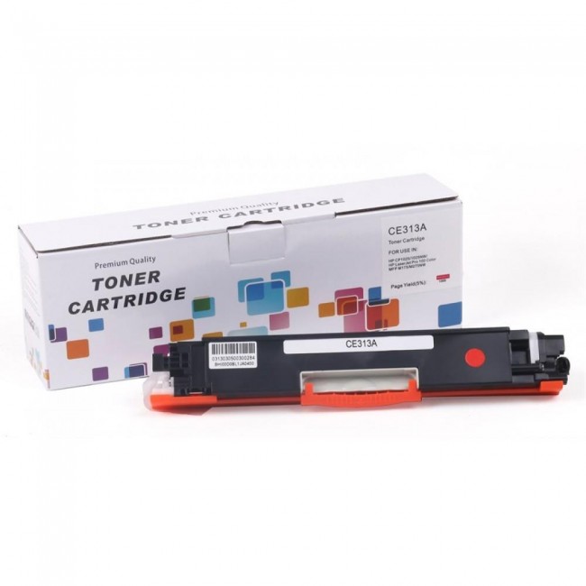 HP UYUMLU CE313A,CF353A & CANON UYUMLU CRG-729 KIRMIZI TONER