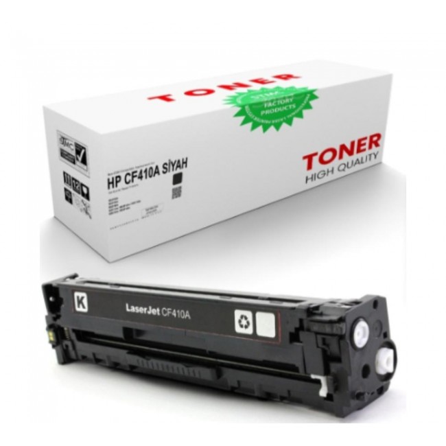 HP Uyumlu CF410A (410A) & CANON Uyumlu CRG-046K Toner Siyah