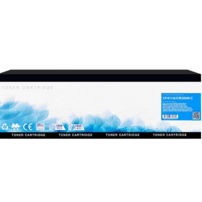 HP Uyumlu CF411A (410A) & CANON Uyumlu CRG-046C Toner MAVİ HP Uyumlu CF411A (410A) & CANON Uyumlu CRG-046C Toner MAVİ