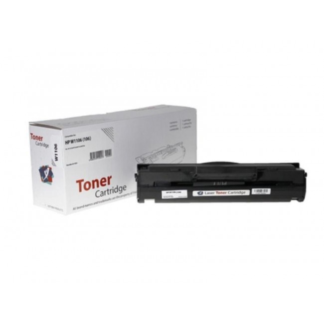 HP uyumlu W1106XL ÇİPLİ Ekstra Yüksek Kapasite Muadil Toner (5K)