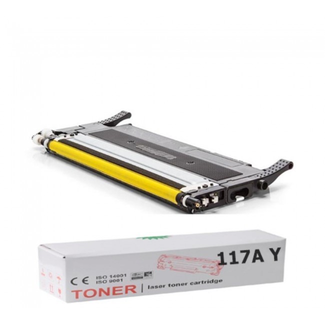 HP UYUMLU W2072A (117A) SARI ÇİPLİ Muadil Toner