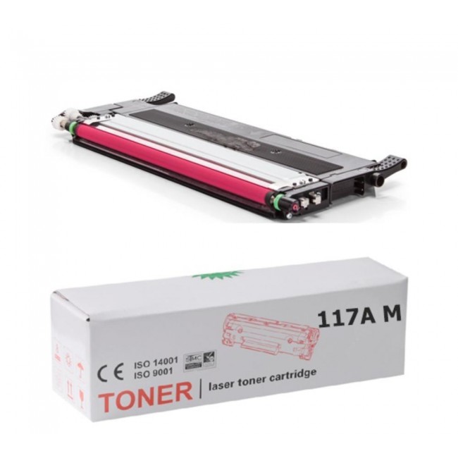 HP UYUMLU W2073A (117A) KIRMIZI ÇİPSİZ Muadil Toner