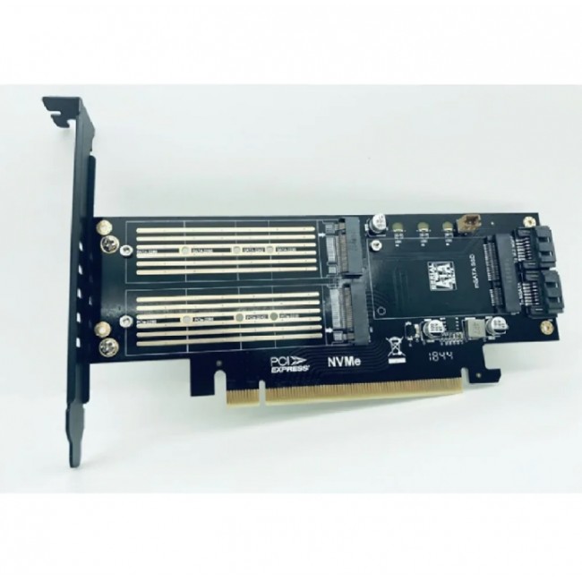 M.2 NVMe SSD NGFF PCIE 3.0X16 Adaptör mSATA M.2 NVMe SSD NGFF PCIE 3.0X16 Adaptör mSATA
