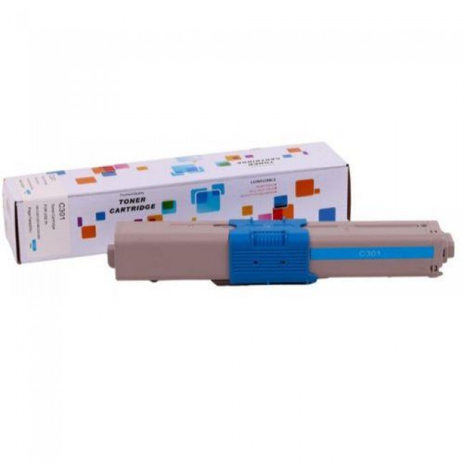 OKİ Uyumlu C301/C321 Muadil Mavi toner OKİ Uyumlu C301/C321 Muadil Mavi toner