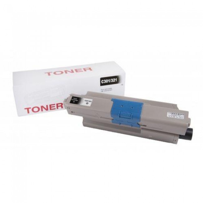 OKİ Uyumlu C301/C321  Muadil Siyah toner