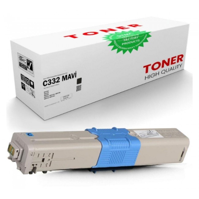 OKİ C332 / MC363 UYUMLU MUADİL TONER Mavi