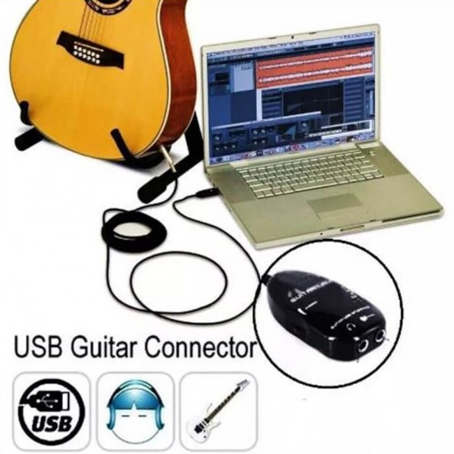 Usb Gitar link kablosu Guitar Link Kablosu Çevirici Dönüştürücü Usb Gitar link kablosu Guitar Link Kablosu Çevirici Dönüştürücü